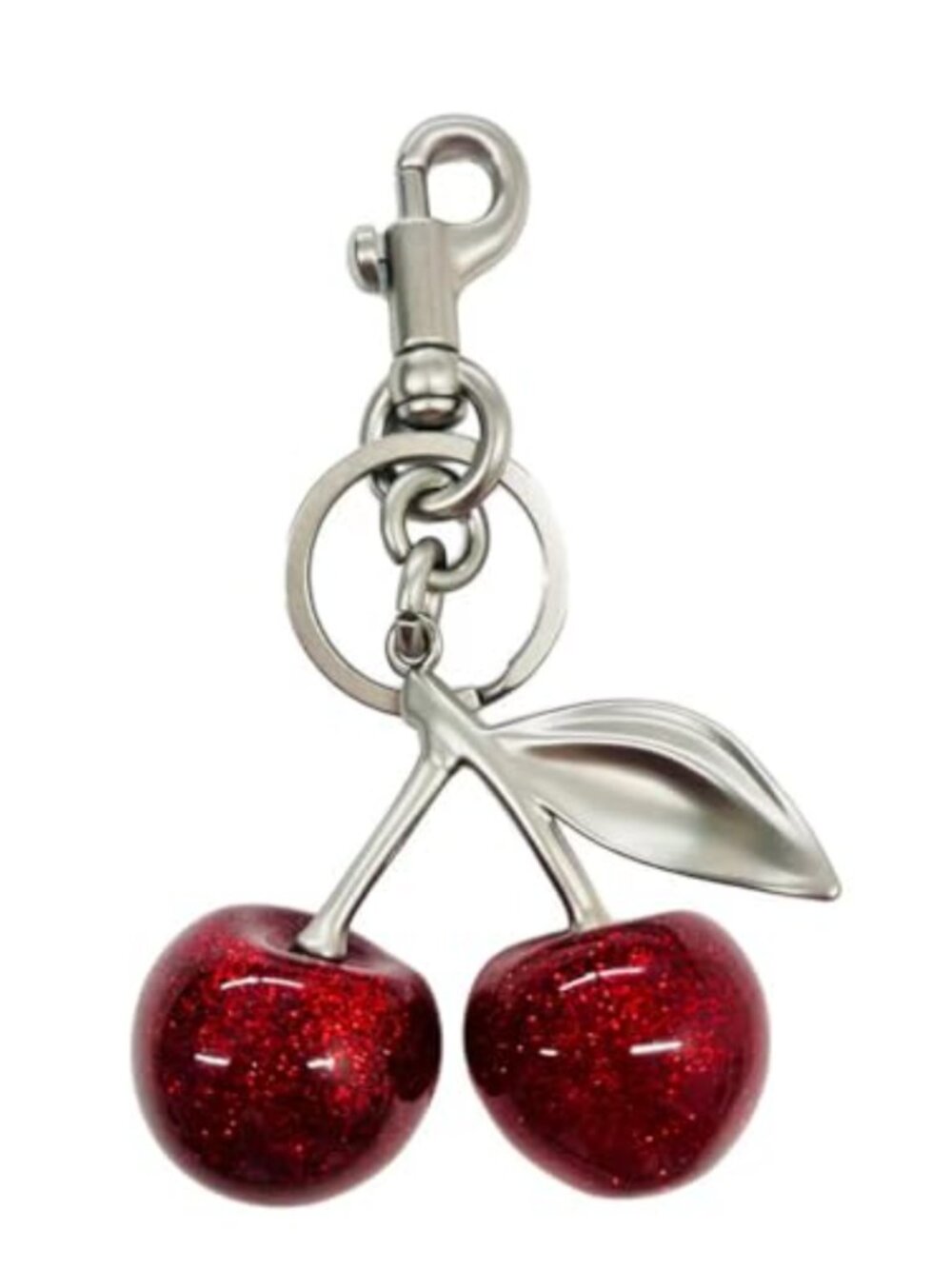 Cherry Bag Charm Keychain Purse Charm Cute Pendant Women's